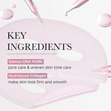 PDRN Pink Collagen Gel Mask - 1 Box of 4 Sheets