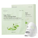 Vegan Mucin Lifting Hydrogel Mask - 1 Box of 5 Sheets