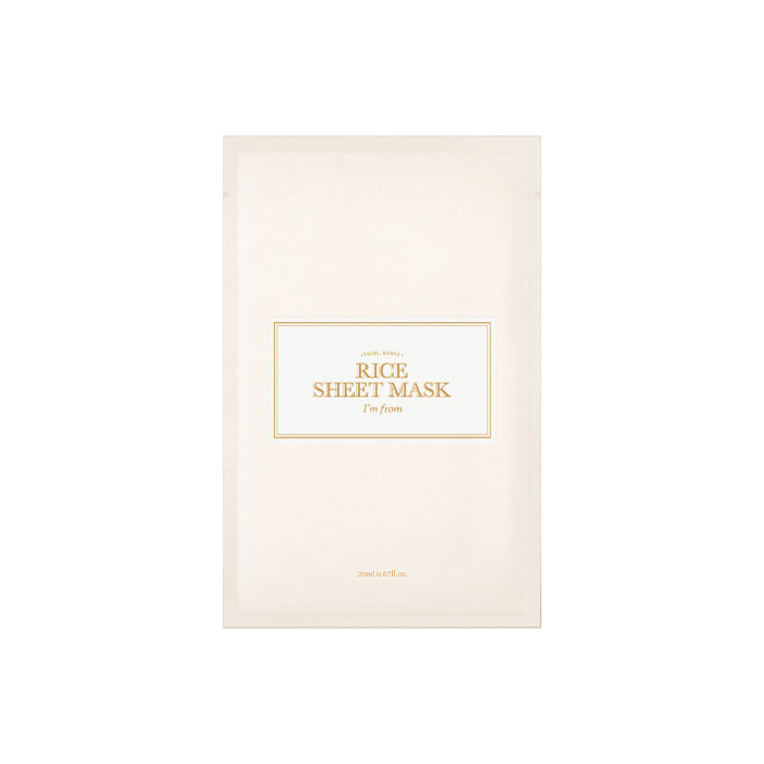 I'm From Rice Sheet Mask - 1 Box of 5 Sheets | Masksheets