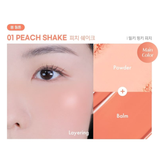 Glow Layer Blur Cheek 01 Peach Shake