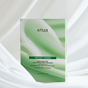 Heartleaf Cream Mask Night Solution - 1 Box of 10 Sheets