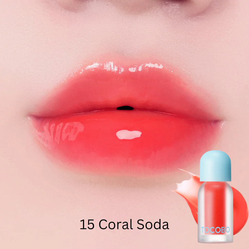 JUICY BERRY PLUMPING LIP OIL 15 CORAL SODA