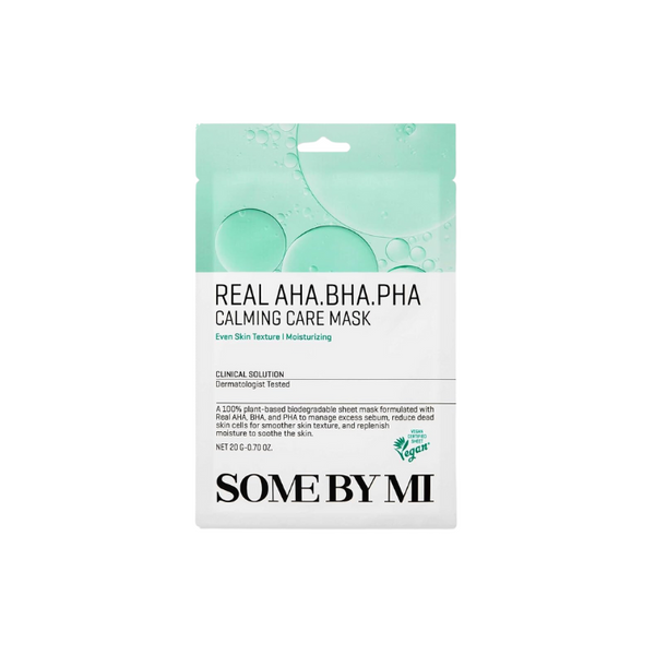 Some By Mi Real AHA BHA PHA Calming Care Mask- 1 Sheet | Masksheets