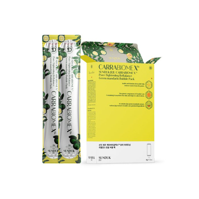 Carrabiomex Pore Tightening Re-balance Green Mandarin Bubble Pack