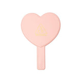 Love Heart hand Mirror - Peach Pink