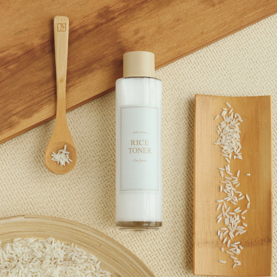  I'm From Rice Toner, 77.78% Rice Extract from Korea, Glow  Essence with Niacinamide, Hydrating for Dry Skin, Vegan, Alcohol Free,  Fragrance Free, Peta Approved, K Beauty Toner, 5.07 Fl Oz