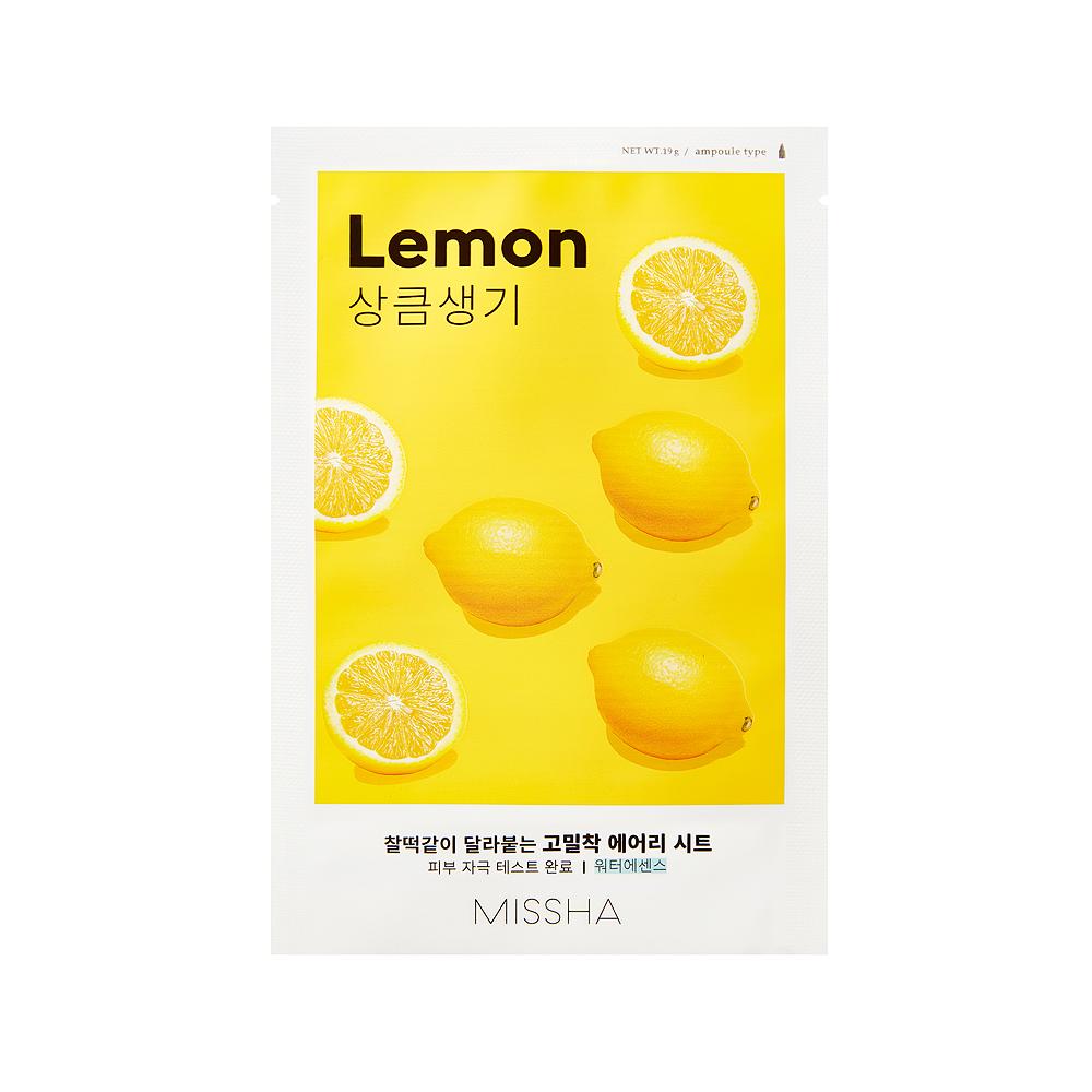에어리 핏 시트 마스크 - 레몬