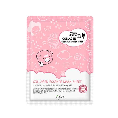 Pure Skin Collagen Essence Mask Sheet - 1 Box of 10 Sheets