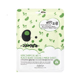 Pure Skin Niacinamide Black Bean Essence Mask Sheet - 1 Box of 10 Sheets