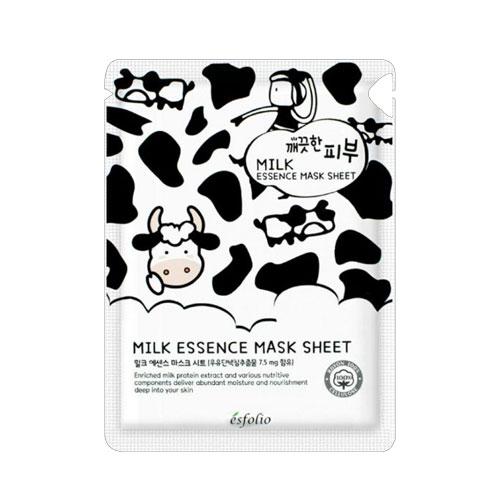 esfolio Pure Skin Milk Essence Mask Sheet 1 Box of 10 Sheets Masksheets