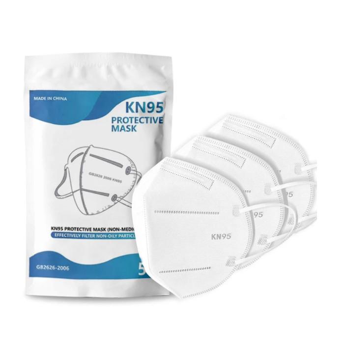 KN95 5 Layers Respirator Face Mask  - 1 Pack of 5 PCS