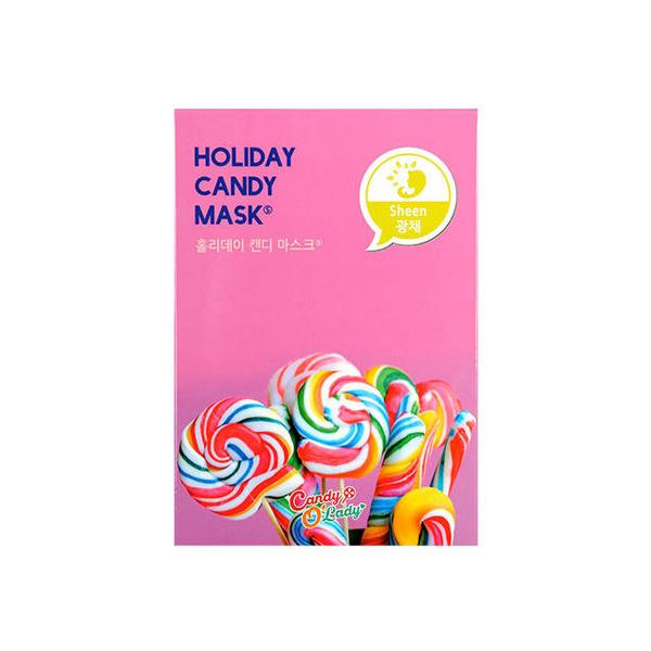 Candy O Lady Holiday Candy Mask - 1 Sheet | Masksheets