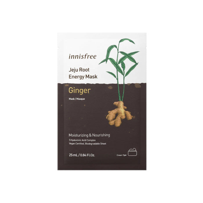 Jeju Root Energy Mask Ginger - 1 Sheet