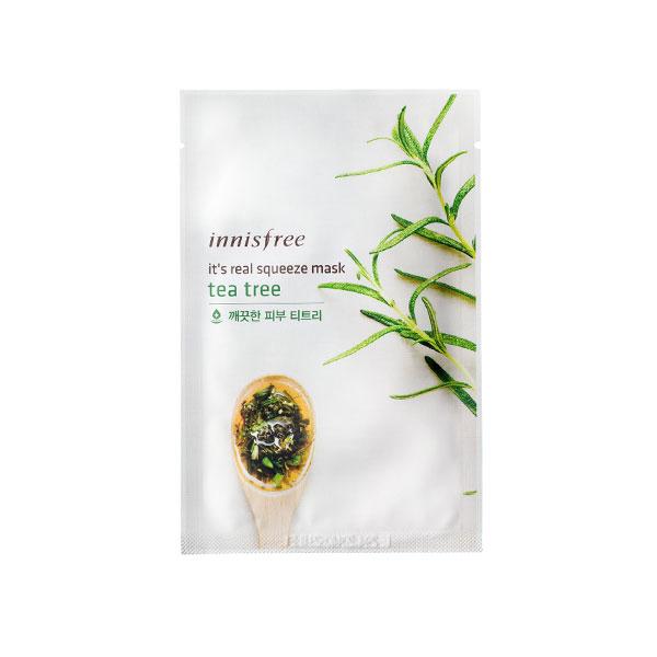 innisfree It's Real Squeeze Mask Tea Tree 1 Sheet Masksheets