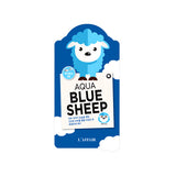 Animal Aqua Blue Sheep Mask - 1 Sheet