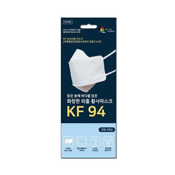 Mview Global KF94 Respirator Face Mask Masksheets