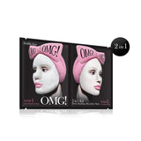 OMG 2 in 1 Kit Detox Bubbling Microfiber Mask
