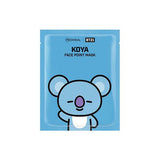 BT21 Face Point Mask Koya - 1 Box of 4 Sheets