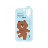 Line Friends Paraffin Foot Mask - 1 Box of 5 Pairs