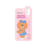 Line Friends Theraffin Hand Mask - 1 Box of 5 Pairs