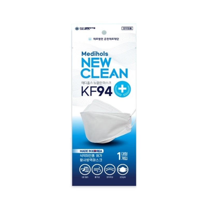 Medihols New Clean KF94 Face Mask - 1 Pack