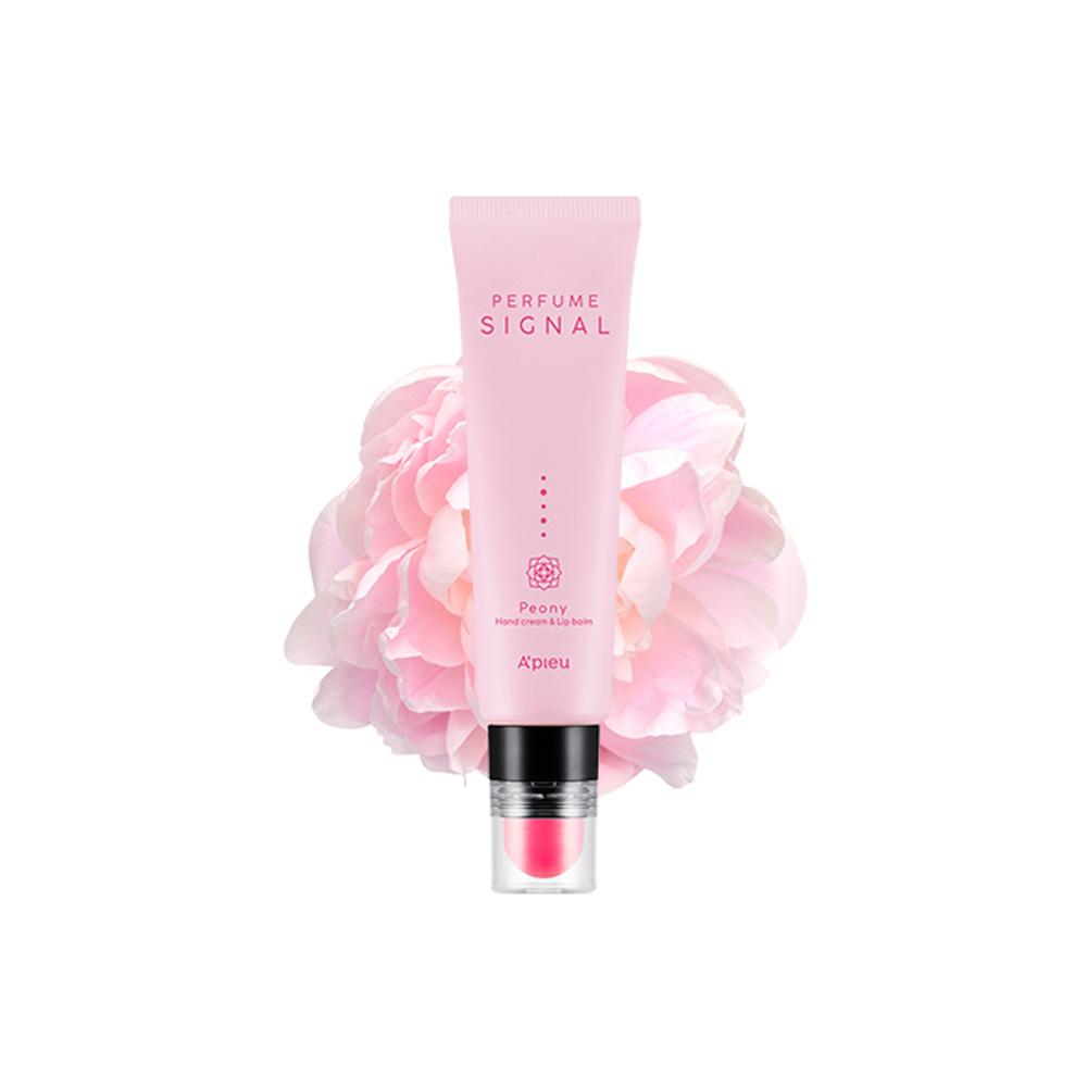 Perfume Signal Hand Cream & Lip Balm - Peony
