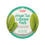 绿茶胶原蛋白面膜 - 1 盒 12 片