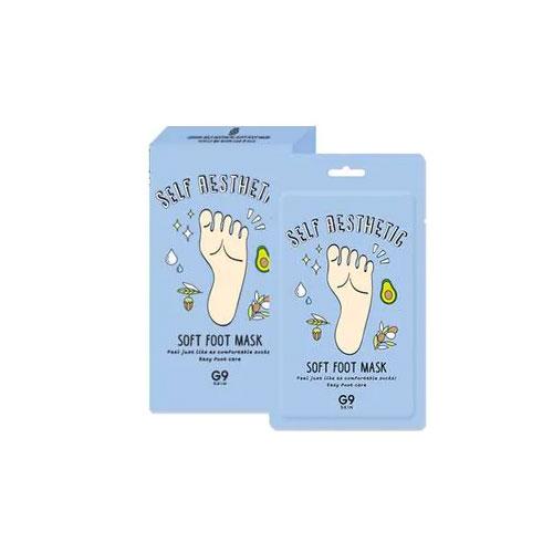 Self Aesthetic Soft Foot Mask - 1 Box of 5 Sheets