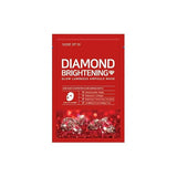 Diamond Brightening Calming Glow Luminous Ampoule Mask -  1 Box of 10 Sheets