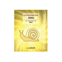 パック・フェイスマスク pure natural mask sheet snail the SAEM Pure Natural Snail Mask Sheet - 1 Sheet | Masksheets